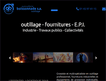Tablet Screenshot of boissonnade.fr